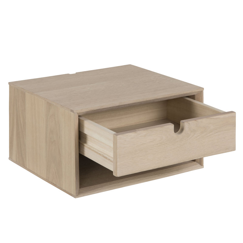 Ryann 37cm W Manufactured Wood Bedside Table