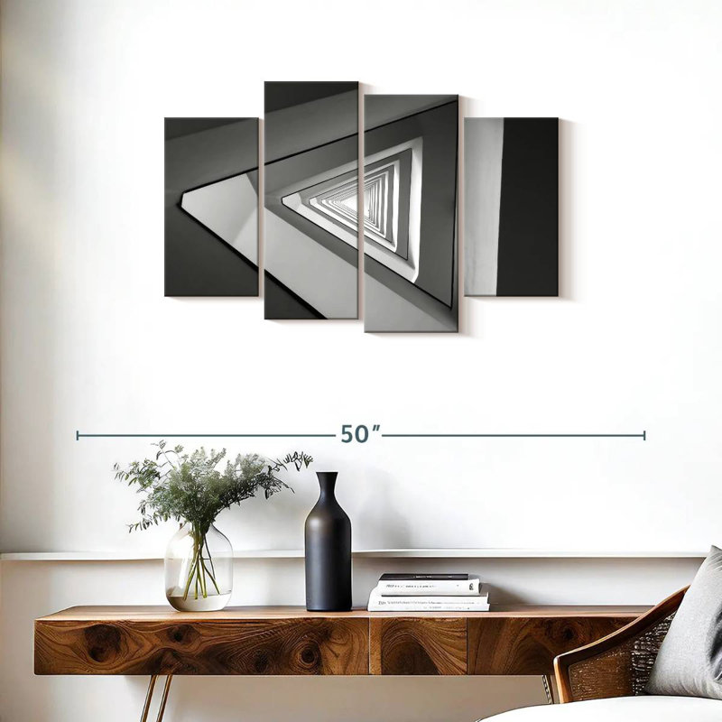 Lilie triangles gris infinis