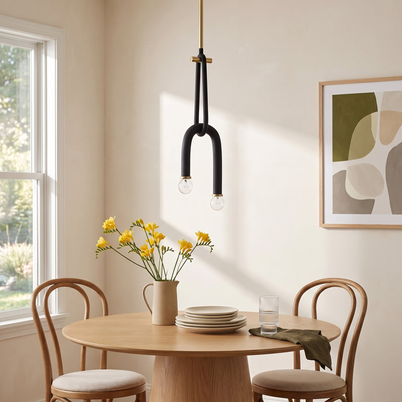 Rhea 2 - Light Unique/Statement Pendant, Aged Brass