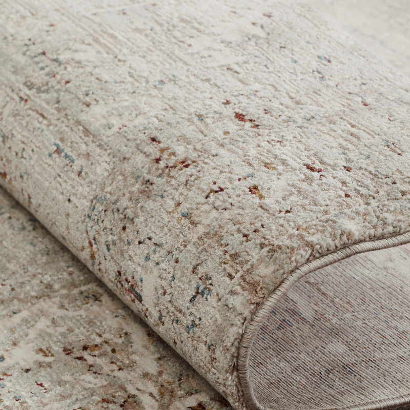 Area Rug in Gray, Rectangle 3'11" x 5'11"