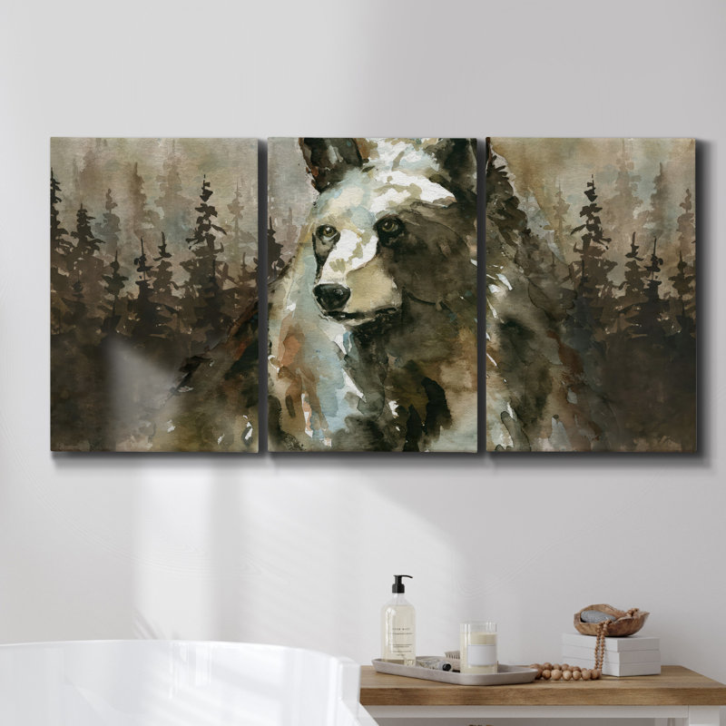 Silent Night - Toile encadrée multi-pièces, H 36 po x l 72 po x P 2 po
