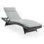 Chaise longue inclinable avec coussin Genieve-570326207