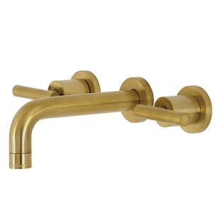 Unlacquered Brass Bridge Kitchen Faucet, Curved Legs, Flat Cross Handles,  Laundry Faucet -  Canada