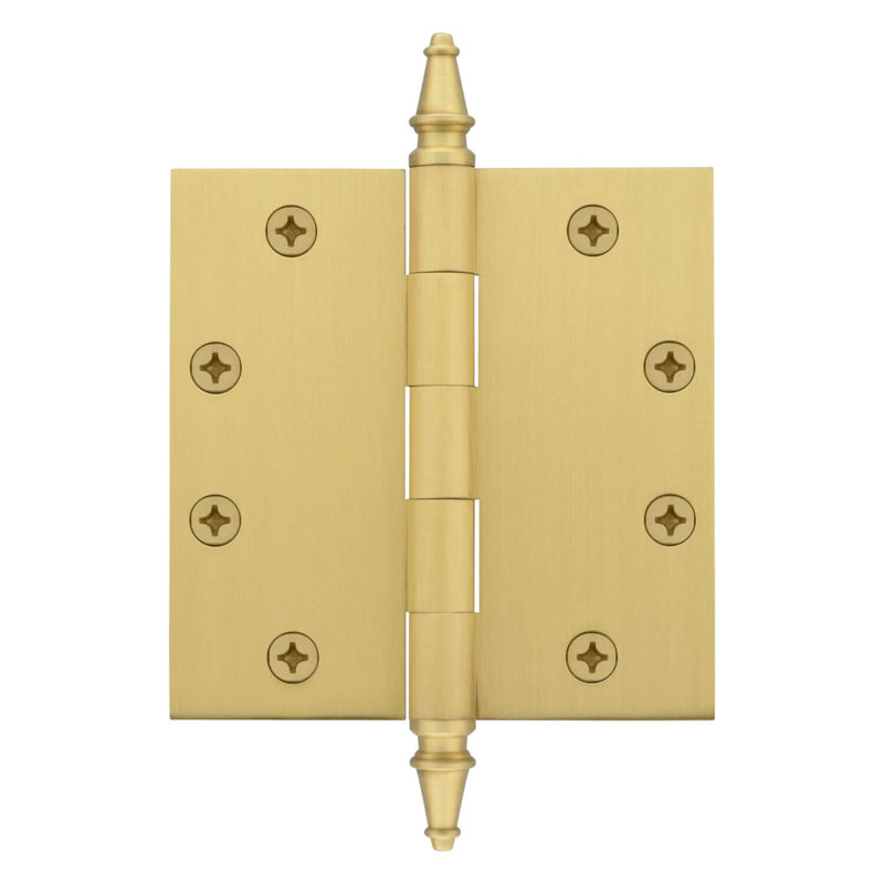 Charnière de porte simple H 4,5 po x l 4,5 po
