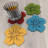 Polyester 4 Piece Coaster Set