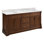 Claudia 72" Freestanding Mahogany Double Basin Vanity Set with Cabinet, Vanity Top