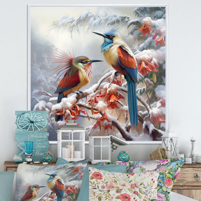 " Birds Of Paradise Charm In Winter I "