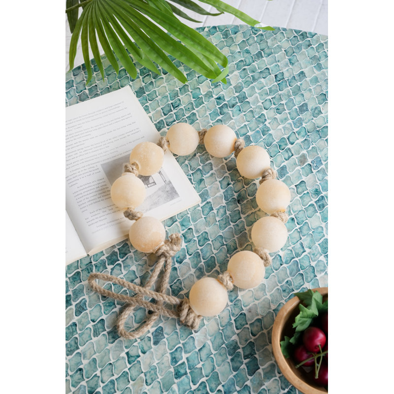 Guirlande 37 x 2 x 2 po, Beige, H 2 po x l 37 po x P 2 po