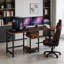 Bureau double, bureau d'ordinateur, bureau à deux places, table de jeu-8057512