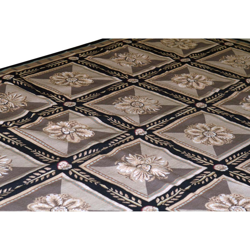 Hand Knotted Wool Geometric Area Rug