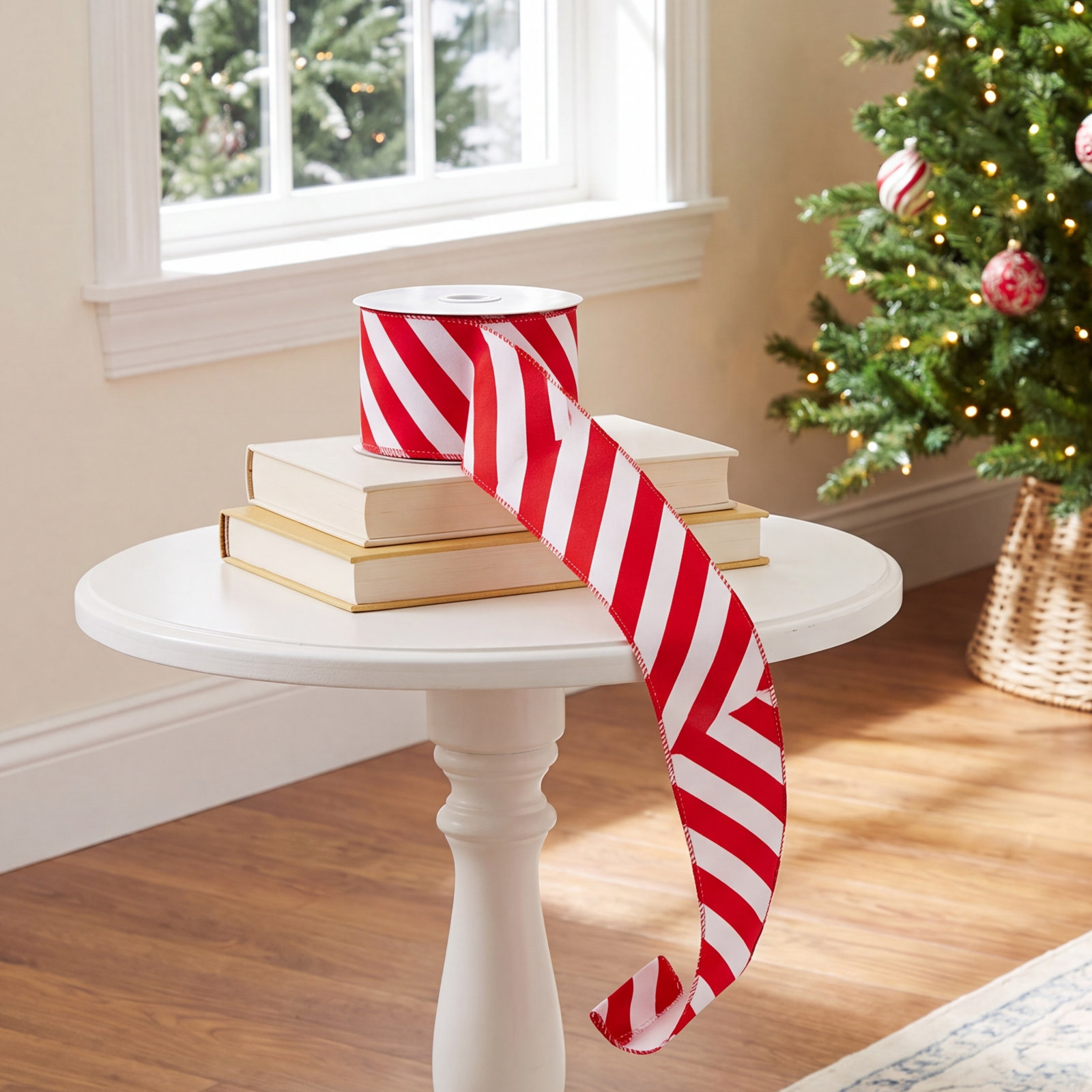The Holiday Aisle® Jilliann 6" Velvet Ribbon, 4" H x 6" W x 6" D