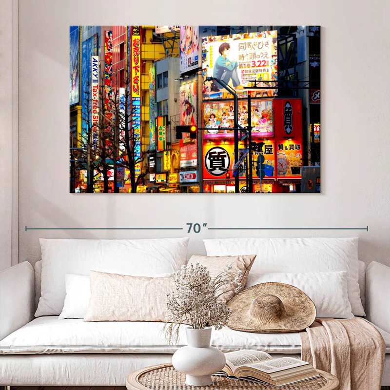 Ravi Japan Nightlife, 34" H x 51" W