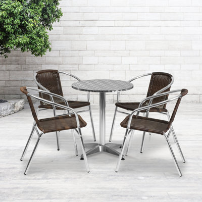 Haverhill Round 5 Piece Dining Set by George Oliver