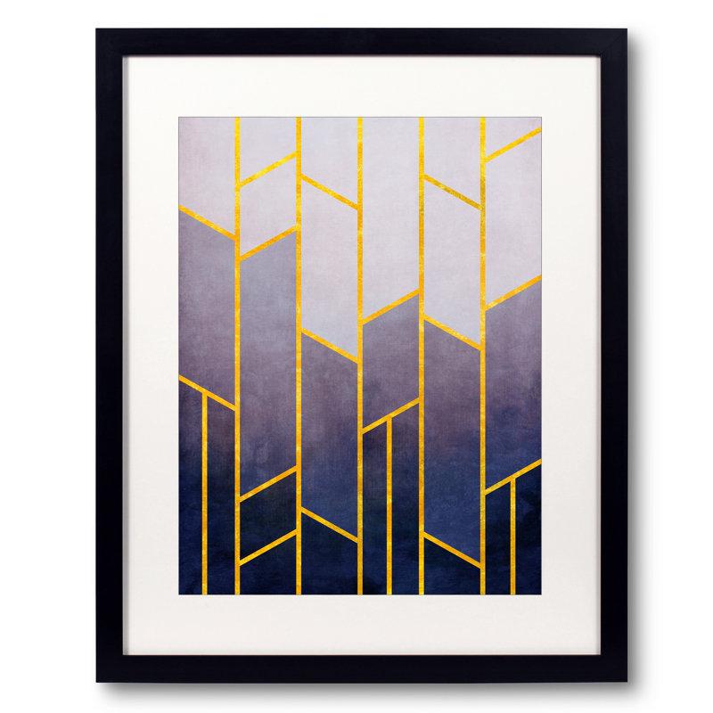 Vertical III Print by Angel Estevez, Black Framed Paper, 31.25" H x 25.25" W