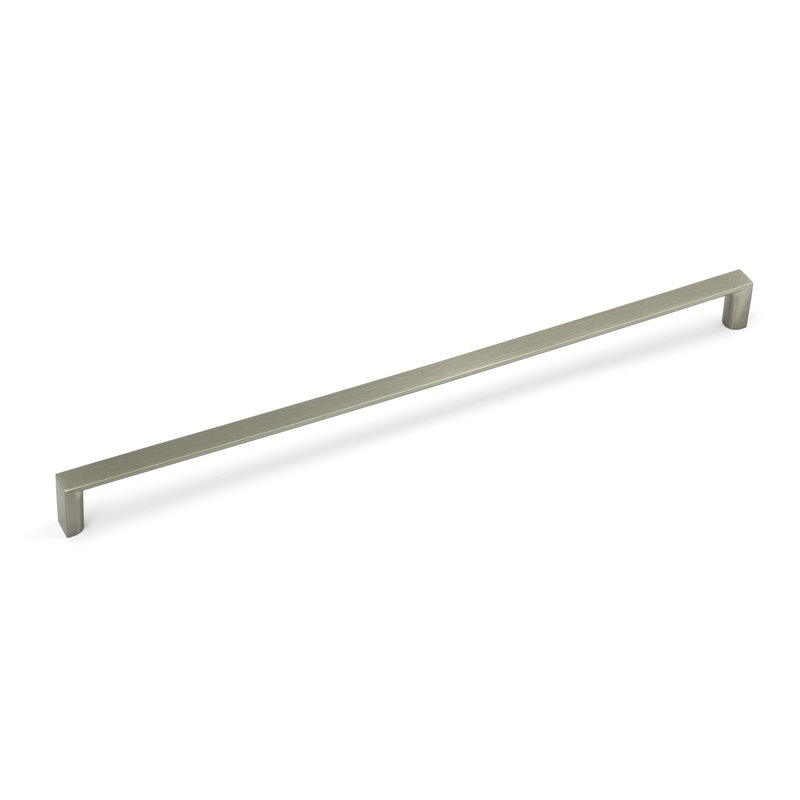 Brushed Nickel Square D-Bar Handles , 320mm