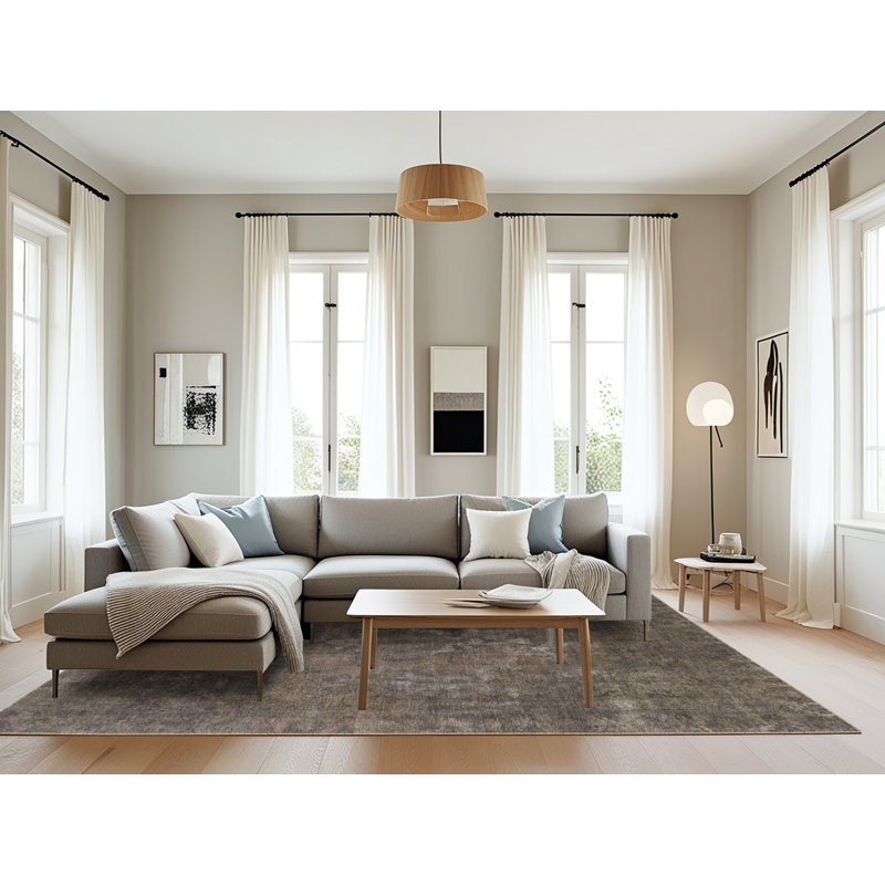 Tapis abstrait moderne 1281, Rectangle 8 pi x 10 pi