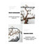Nouvelle décoration murale tridimensionnelle de style chinois Ginkgo