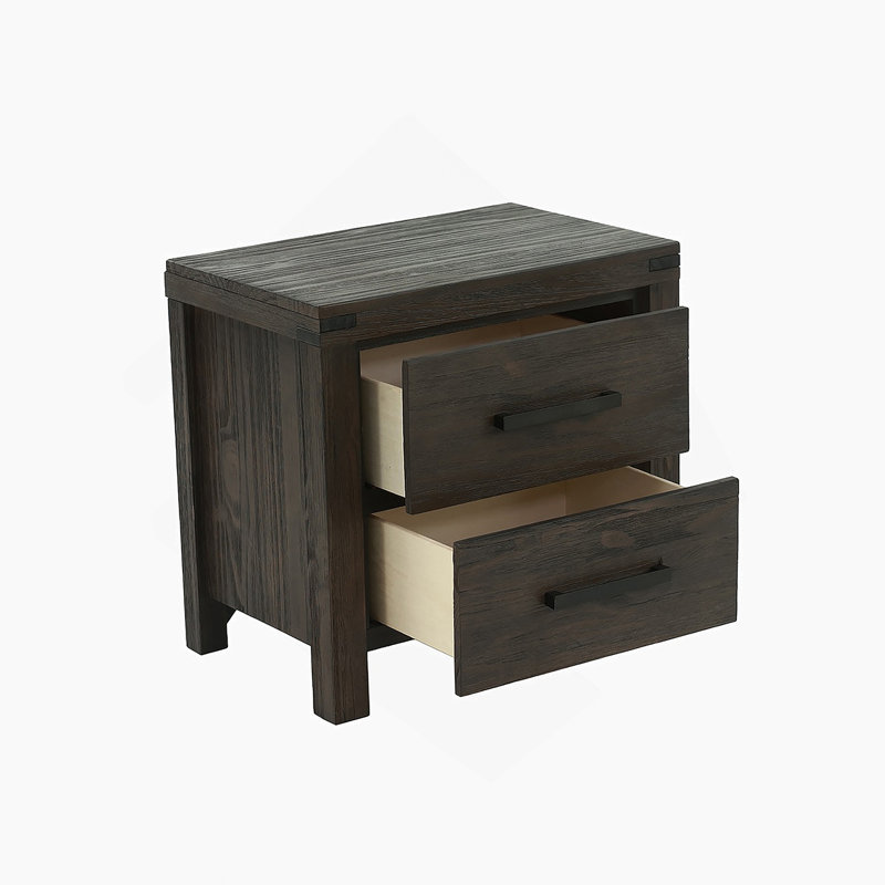 Table de chevet 2 tiroirs