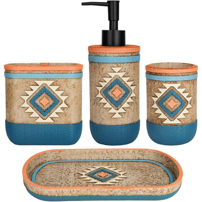 4-piece bathroom accessory set