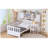 Twin Size Multifunctional Wood Platform Bed With Bookshelf At The Head Of The Bed-1811286762