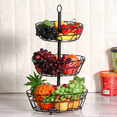 Marlow Home Co. Angleo Iron Fruit Basket