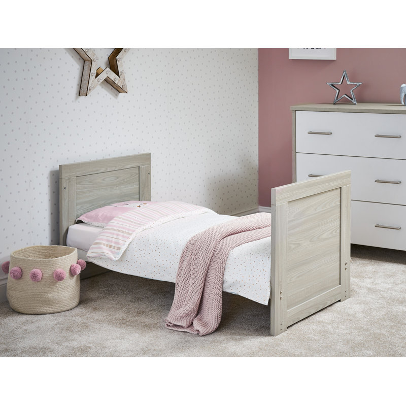 Nika Mini 3 Piece Nursery Furniture Set, Grey/White