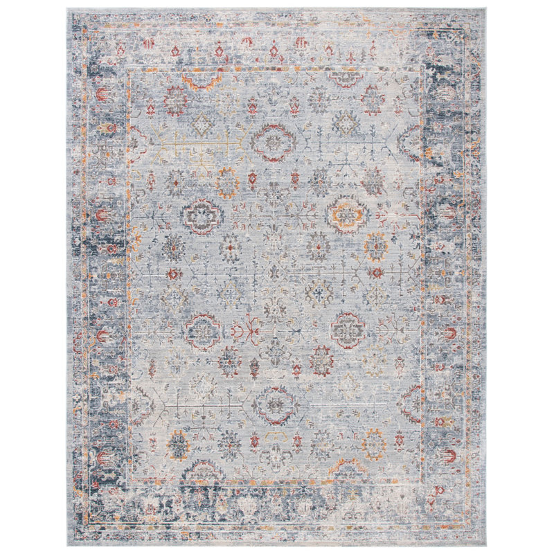 Tapis oriental gris clair Smeltzer, Rectangle 9 pi x 12 pi