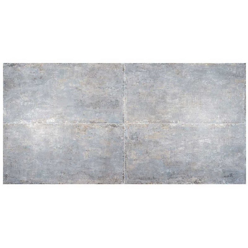 Portrait 24X48 Matte Porcelain Tile, Ocean Blue