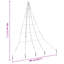  LED Christmas Tree with Ground Spikes 180 cm Metal-1158060719
