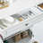 Sideboard Buffet Cabinet, Modern Kitchen Cabinet With 2 Drawers And Adjustable Shelves, Coffee Bar Cabinet, White-2093605728