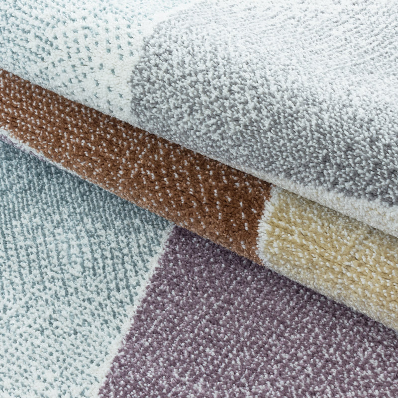Eustache Solid Colour Flatweave Area Rug, Rectangle 200 x 290cm