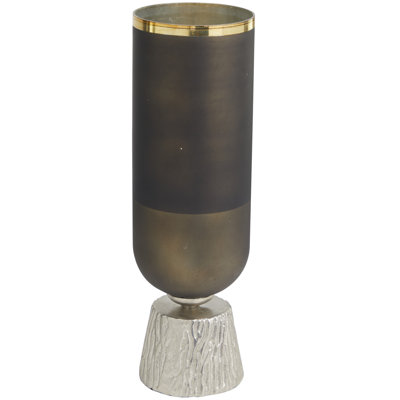 15.65'' H Glass Tabletop Pillar