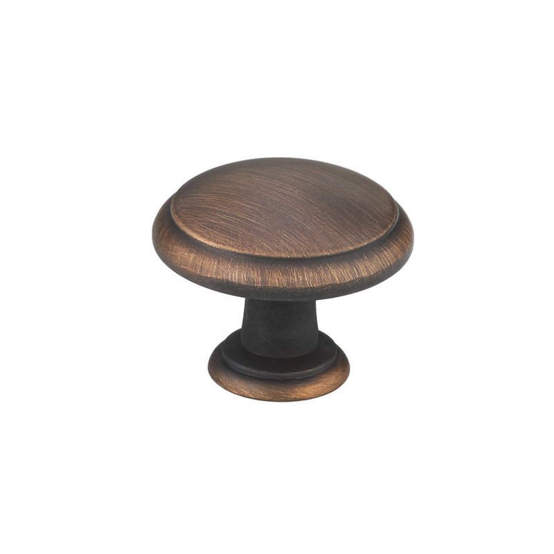 Expression 1 5/16" Diameter Round Knob, Brushed Oil-Rubbed Bronze