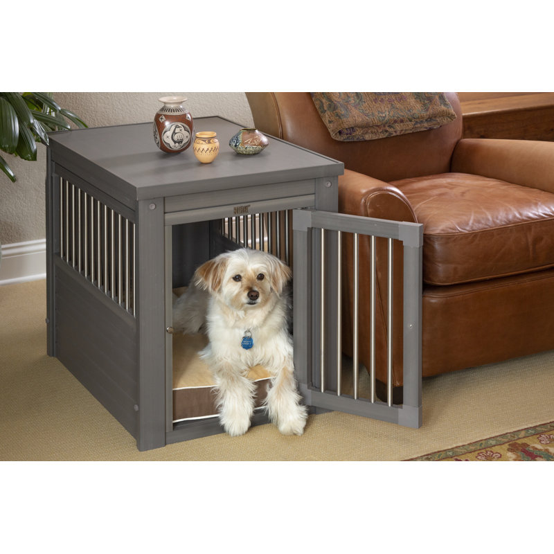Caisse pour chien Southwood ECOFLEX, Moyenne (H 25,2 po x l 21,1 po x P 29,5 po), Gris