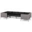 Leeda 280cm Wide Patio Sectional with Cushions