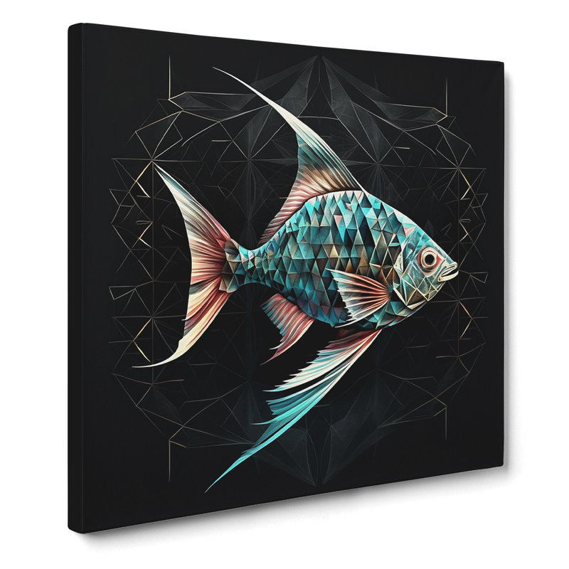Fish Geometric - No Frame Print