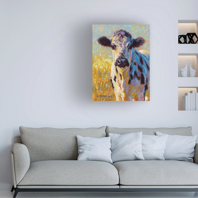 Wrapped Canvas Wall Art - Rita Kirkman 'Dior' Wall Art for Living Room, Bedroom, or Office Décor  - 24x32