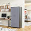 Armoire de rangement en acier à 6 tablettes Delvale (H 70,87 po x l 31,5 po x P 15,7 po)-1989791467