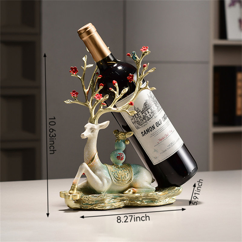 Support à vin créatif, Vert