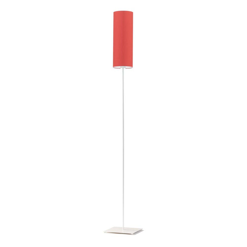 Florencja 165cm Traditional Floor Lamp, Red, White