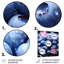 Art mural en métal mauve et bleuet «Blueberry Bliss II»-101155244