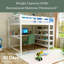 Lit mezzanine double pour enfants Gordillo