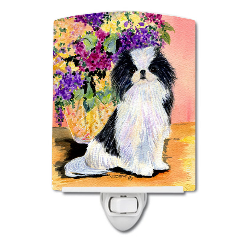 Éclairage pour nuit en céramique japanese chin