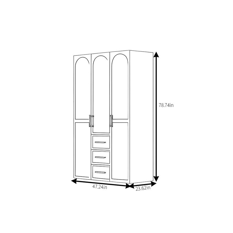 Simple And Light Luxury High End Wardrobe