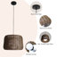 1 - Light Brown Dome Pendant