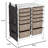 12-Drawer Rolling Storage Cart With Side Pockets And Locking Wheels, Steel Tabletop For Craft Organization