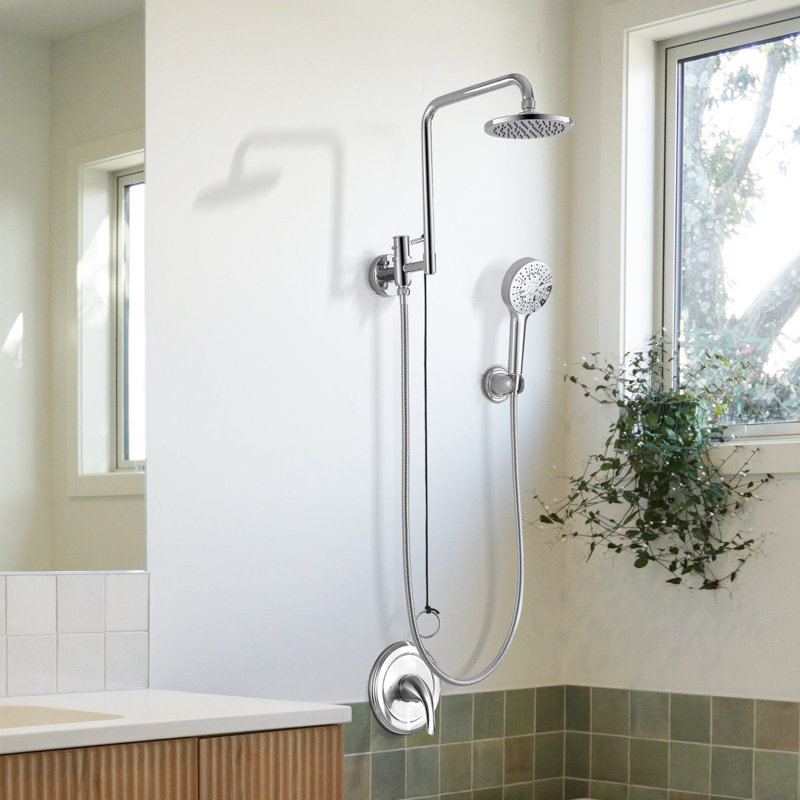 2-in-1 Dual Shower Head with 6 modes