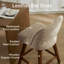 Tabouret de bar pivotant en similicuir Bisto-1251283862-1251283857