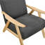 Chaise d'appoint rembourrée 1Pc, chaise confortable-1846554014