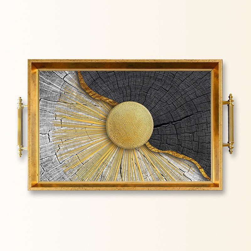 Elegant Glass Tray, 19.7 x 11.4 x 1.4 inches | 100% Durable Glass Construction | Easy to Clean with Damp Cloth | Ideal for Serving, Decorative Display, and Organizing | Stylish Addition to Home Décor